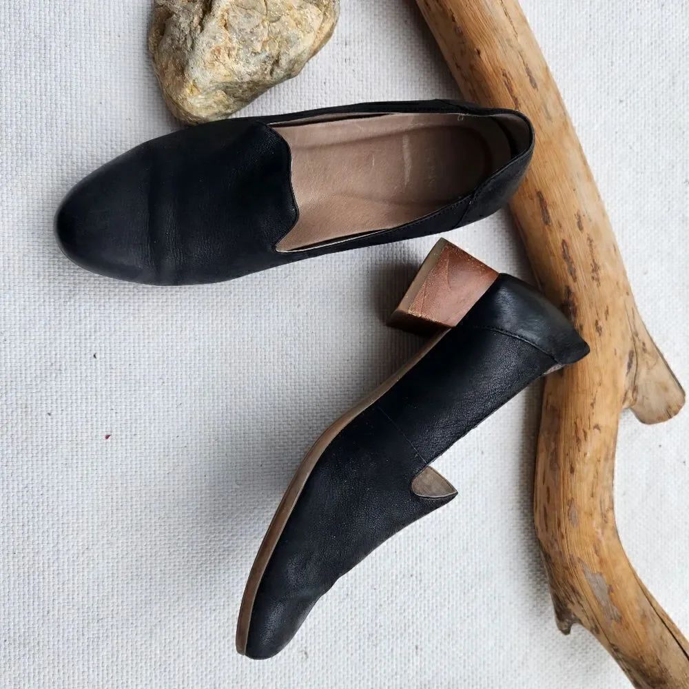 Dansko Preston black burnished nubuck loafers